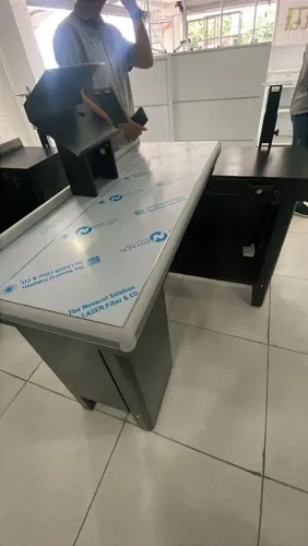 Caixa Checkout comercial de aço com kit para automação em até 10x sem juros