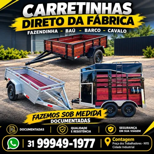 Carretinhas semi Reboque