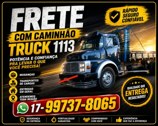 Fretes - Caminhao truck - rio preto e regiao