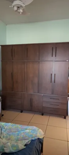 Guarda-Roupa Grande com Maleiro - 12 Portas + 6 Gavetas - 238×340×53 cm