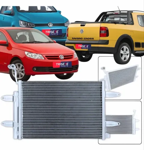 Condensador Do Ar Vw Polo Fox Gol G5 G6 G7 Voyage Saveiro