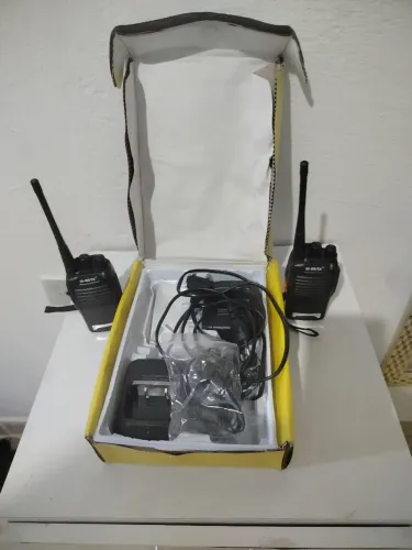 Rádio amador pouco usado na caixa completo r$ 130