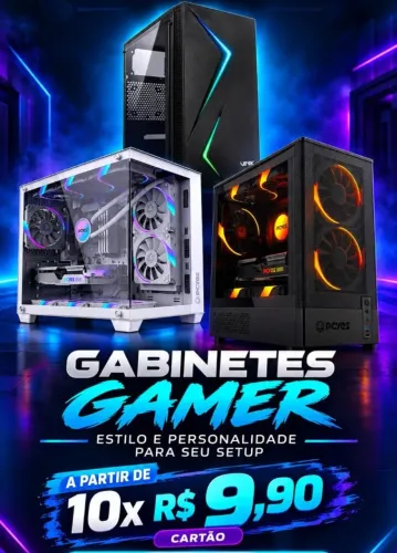 GABINETE GAMER VINIK PCYES - ATACADO E VAREJO