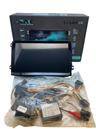 Multimidia ADAK T-PLAY-VW-2649C Jetta Tiguan Amarok Android 64gb Carplay 9p Voz