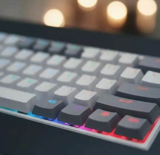 Teclado Gamer mecânico Redragon modelo Fizz RGB 