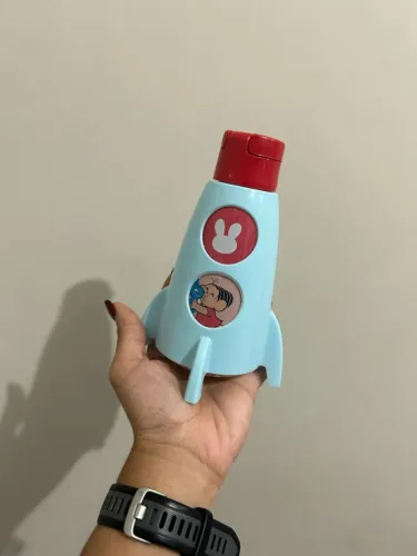 Garrafa de Plástico Com Capa Foguete 320 ml Turma da Mônica