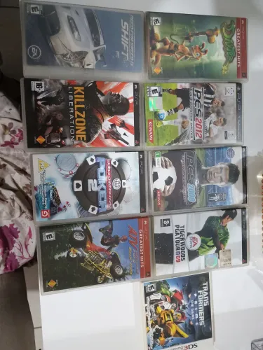 Lote jogos PSP e 1 jogo 3ds