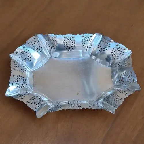 Antiga Travessa Retangular - Petisqueira - Prata Régia 90 - Vintage