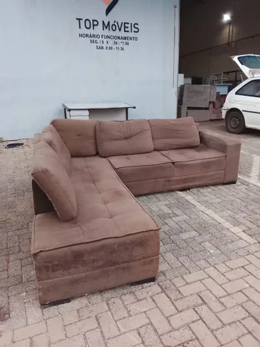 Sofá  de canto USADO ENTREGA dentro de Uberlândia MG 