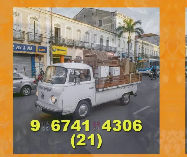 Frete em Campo Grande, Bangu, Santa Cruz e Guaratiba! Faça sua mudança agora!
