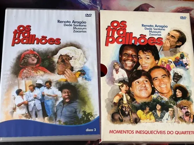 BOX DVD - OS TRAPALHOES - MOMENTOS INESQUECÍVEIS DO QUARTETO!