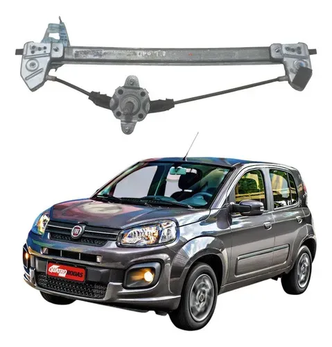 Máquina Vidro Porta Traseira Direita Fiat Uno 14 A 21 Manual