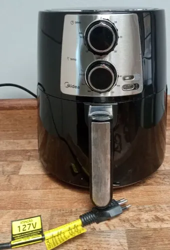 Air Fryer Midea 3,5L 1400W 127V - Semi Nova por R$120