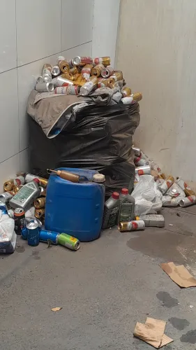 Vendo Latinhas Vazias de Cerveja e Refrigerante para Reciclagem