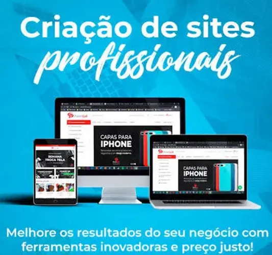 Faço seu site profissional todos os negócios