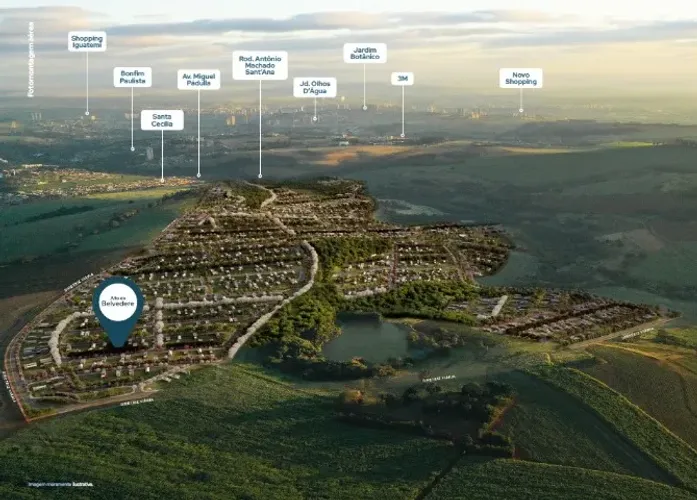 LOTE BELVEDERE 200m² 105MIL DIRETO COM A INCORPORADORA