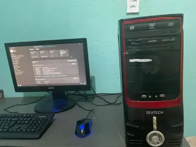 PC COMPLETO CORE i3 + MONITOR 21" - PRONTO PARA USO  DDR4 8GB