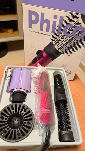 Escova Rotativa 4 em 1 Philco Beauty Shine PEC07R - Pouquíssimo Uso | R$ 200