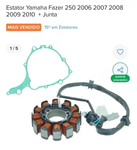 Estator fazer 250 e Lander modelo 2008