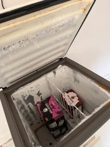 Freezer semi novo