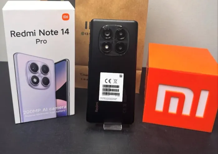 Xiaomi Note 14 Pro 4G Versão Global 200MP Câmera 256GB 12GB RAM Preto Entregamos