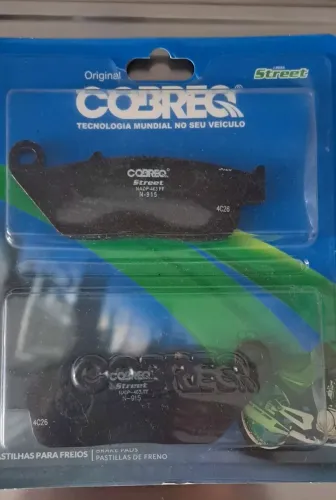Vendo pastilha de freio dianteira da cb twister 250f serve para 2016 a 2022.