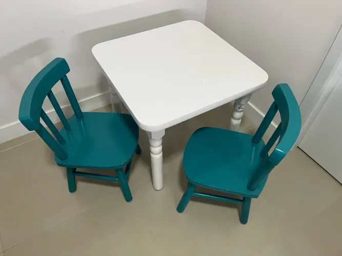 Mesa de Atividades Infantil de Madeira