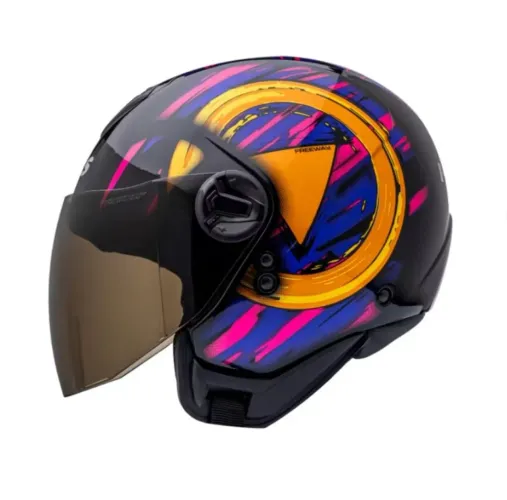 Capacete 62 Aberto Peels Freeway M Play com 2 viseiras