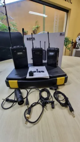 Sistema de microfone de lapela sem fio Boya by-WM8 Pro