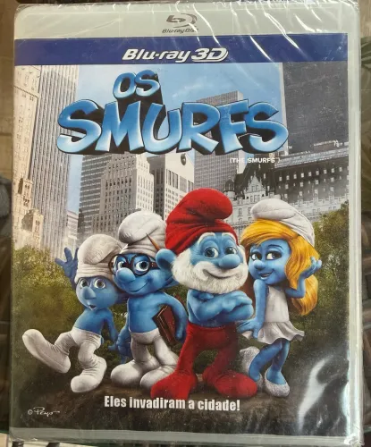 Blue ray 3D Os Smurfs 