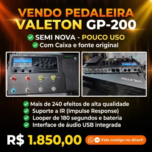 Pedaleira Valeton GP200