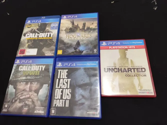 Lote de jogos de ps4 