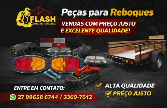 Peças para Reboque ou Carretinha de Alta Qualidade!