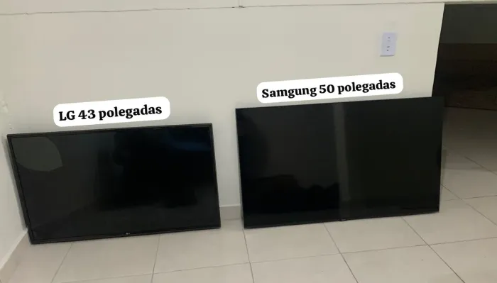 2 TV'S LG43 + Samsung50