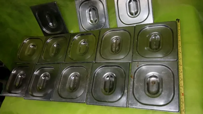 Kit 13 Tampas Inox GN 1/2 para Cubas de Rechaud / Buffet - R$ 10,00 cada