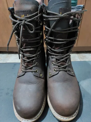 Bota robusta de couro<br>masculinas robustas azul<br>Pioneer 11 biqueira de aço