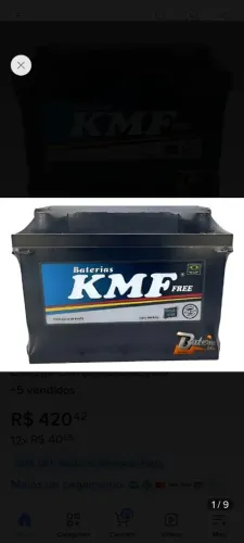 Bateria 60 kmf