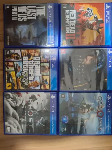 Jogos PlayStation - Kit 06 grandes sucessos do PS4