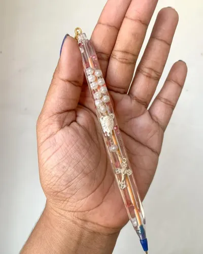 Caneta troca refil em resina