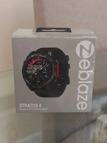 Smartwatch Zeblaze Stratos 4 - GPS e Prova d'Água - Novo Lacrado
