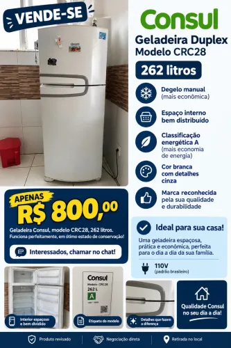 Geladeira duplex