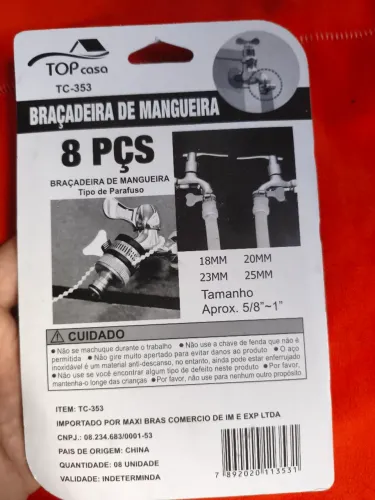 Braçadeira de Mangueira 