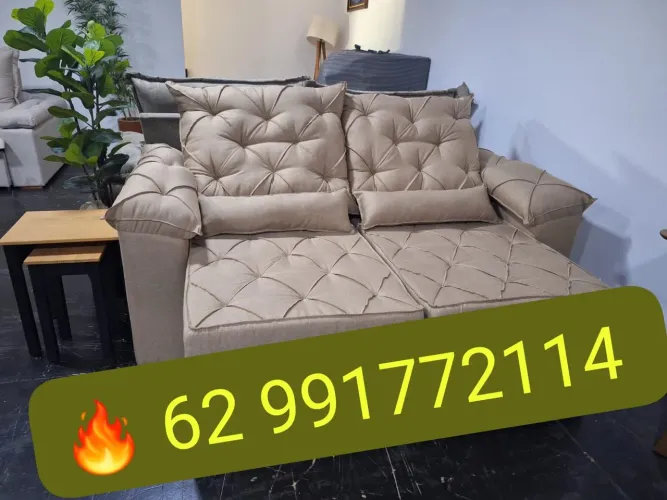 SUPER PROMOÇÃO SOFÁ RETRÁTIL E RECLINÁVEL DIRETAMENTE DA FÁBRICA FRETE GRÁTIS