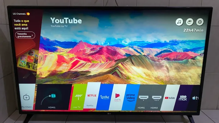 Tv smart 4k 50 polegadas sem detalhes LG webos