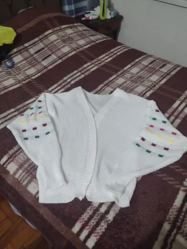 Blusa de Tricot manga bufante 