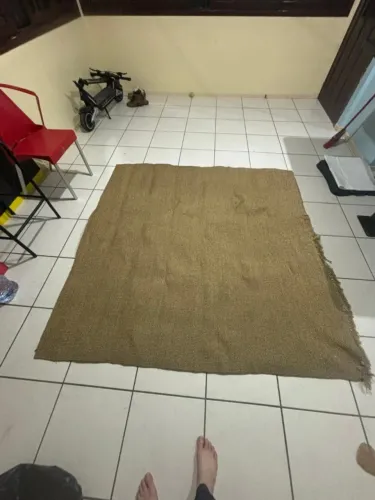 Tapete Sisal/Fibra Natural 2x2m - R$ 300