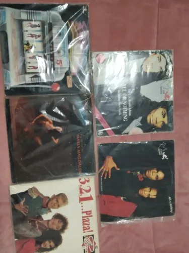 Vinil Milli Vanilli, Sandra e Plaza. Os clássicos sa House Music