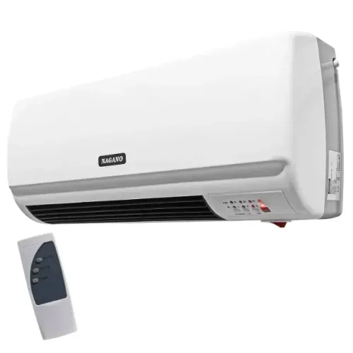 Aquecedor de Parede Elétrico 2 em 1 com Timer 2000W 220v - E037122