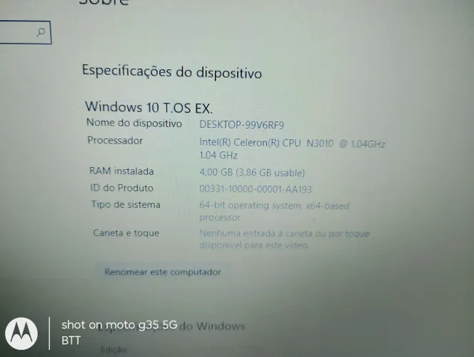 Notebook positivo master n40l configurações nas fotos funcionando perfeitamente