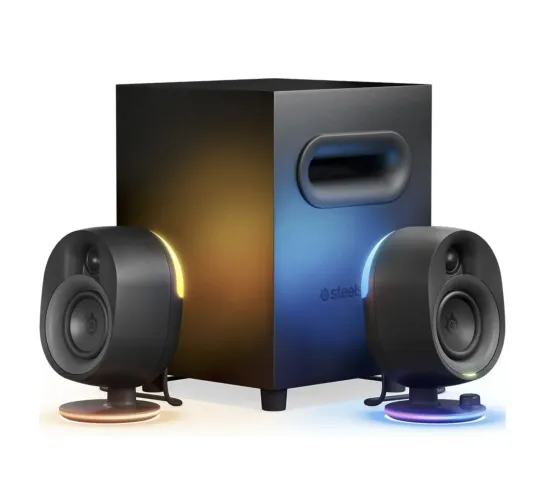 Alto Falante Gamer Steelseries Arena 7 Rgb Usb - Preto